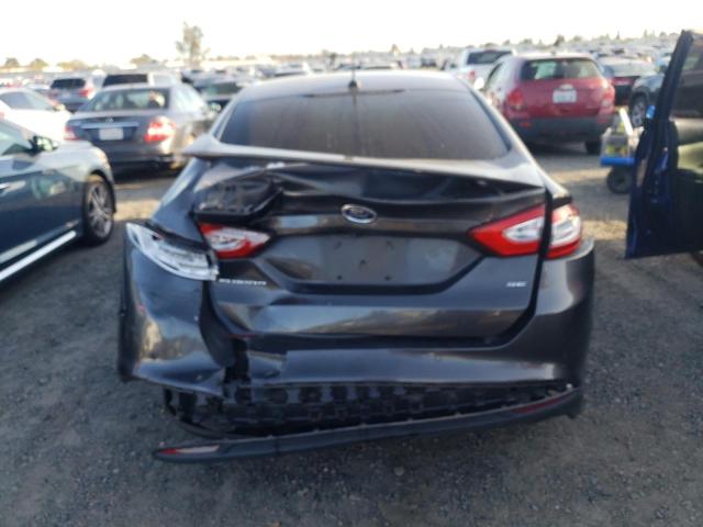 3FA6P0H78FR151366 - 2015 FORD FUSION SE GRAY photo 6