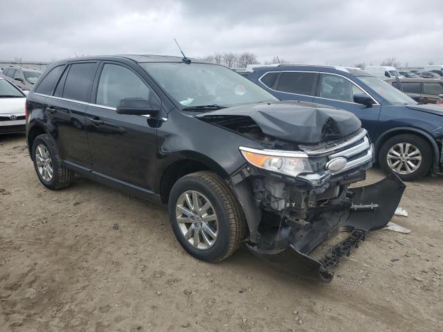 2FMDK3KC6DBB59593 - 2013 FORD EDGE LIMITED BLACK photo 4