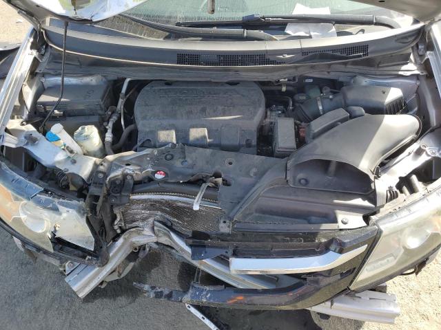 5FNRL5H62EB020859 - 2014 HONDA ODYSSEY EXL SILVER photo 12