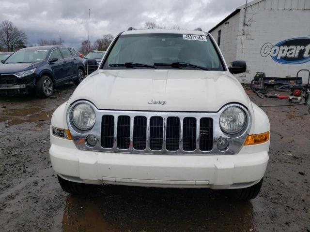 1J4GL58K06W109664 - 2006 JEEP LIBERTY LIMITED WHITE photo 5