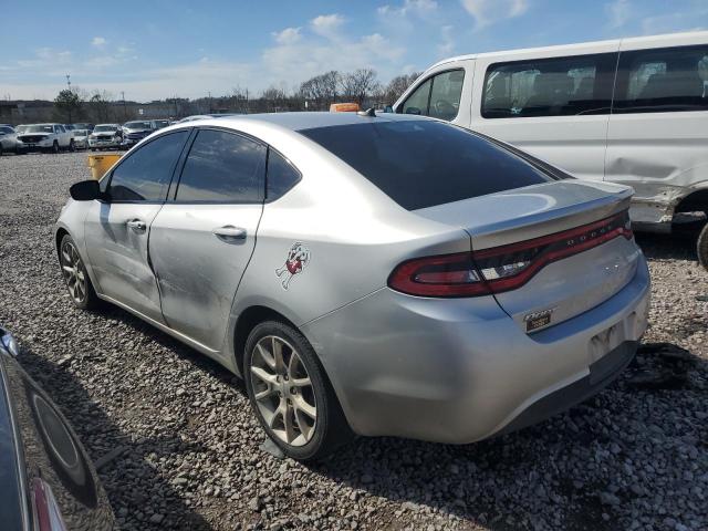 1C3CDFBA3DD204563 - 2013 DODGE DART SXT SILVER photo 2