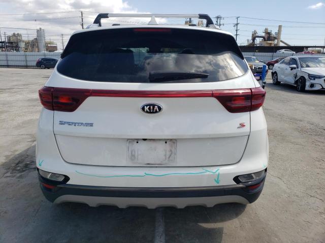 KNDP63ACXL7770760 - 2020 KIA SPORTAGE S WHITE photo 6