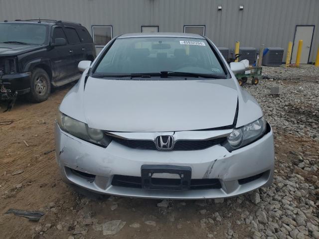 19XFA1F56AE012470 - 2010 HONDA CIVIC LX SILVER photo 5