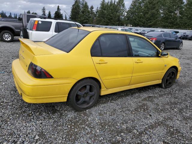 JA3AJ86E23U047920 - 2003 MITSUBISHI LANCER OZ RALLY YELLOW photo 3