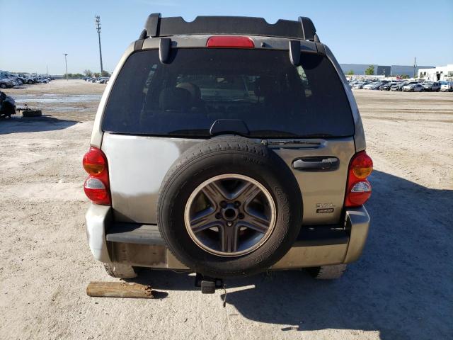 1J4GK38K64W132127 - 2004 JEEP LIBERTY RENEGADE TAN photo 6