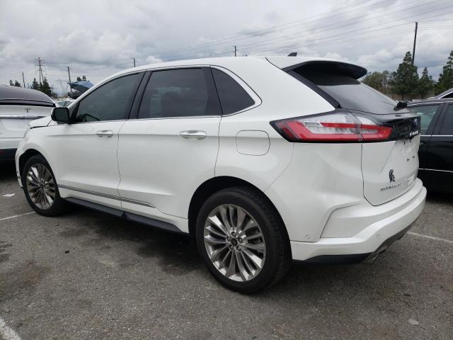 2FMPK4K91MBA22276 - 2021 FORD EDGE TITANIUM WHITE photo 2