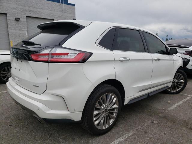 2FMPK4K91MBA22276 - 2021 FORD EDGE TITANIUM WHITE photo 3