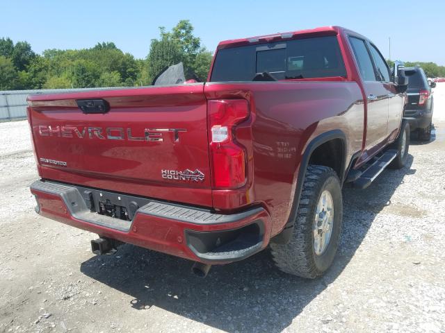 1GC4YRE70LF113100 - 2020 CHEVROLET SILVERADO K2500 HIGH COUNTRY RED photo 4