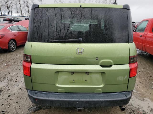 5J6YH28736L010578 - 2006 HONDA ELEMENT EX GREEN photo 6