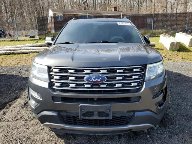 1FM5K7F84HGC33626 - 2017 FORD EXPLORER LIMITED GRAY photo 5