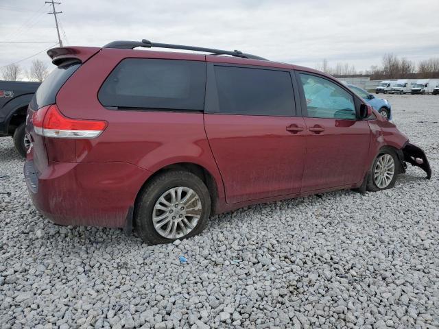 5TDYK3DC4DS285677 - 2013 TOYOTA SIENNA XLE BURGUNDY photo 3