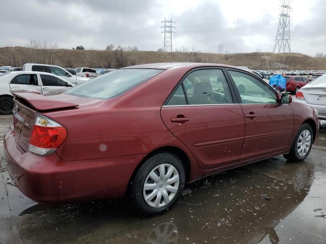 4T1BE32K95U412245 - 2005 TOYOTA CAMRY LE RED photo 3