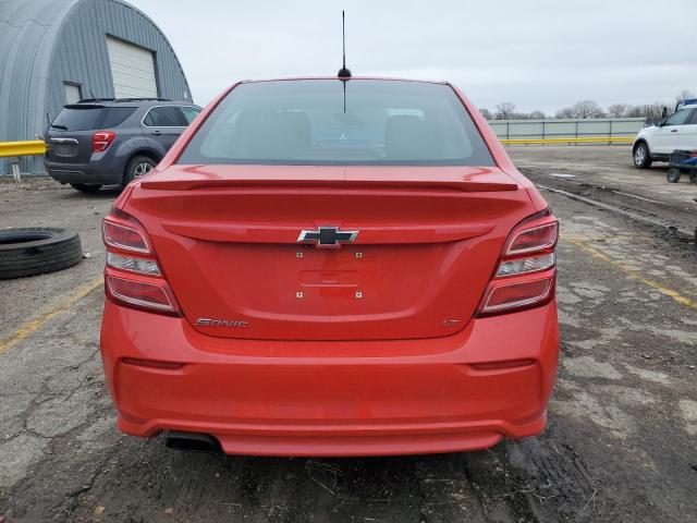 1G1JD5SH2J4115680 - 2018 CHEVROLET SONIC LT RED photo 6