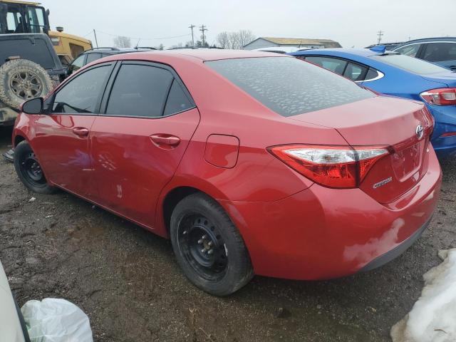 2T1BURHEXFC331748 - 2015 TOYOTA COROLLA L RED photo 2