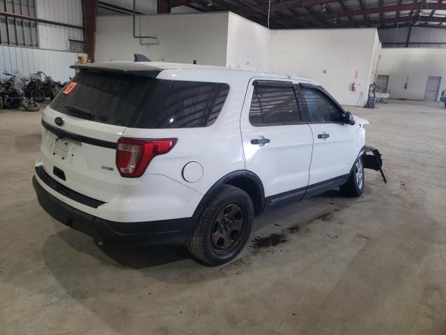 1FM5K8AR2JGA46431 - 2018 FORD EXPLORER POLICE INTERCEPTOR WHITE photo 3