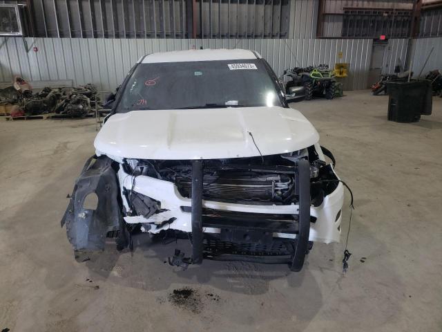 1FM5K8AR2JGA46431 - 2018 FORD EXPLORER POLICE INTERCEPTOR WHITE photo 5