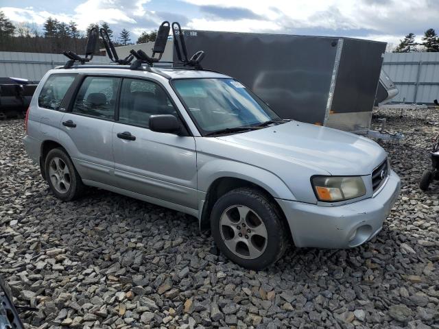 JF1SG65674H730232 - 2004 SUBARU FORESTER 2.5XS SILVER photo 4