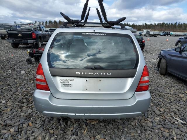 JF1SG65674H730232 - 2004 SUBARU FORESTER 2.5XS SILVER photo 6