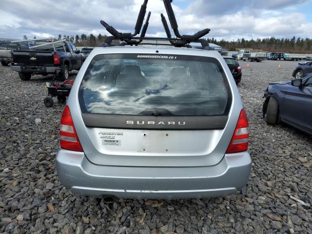 JF1SG65674H730232 - 2004 SUBARU FORESTER 2.5XS Արծաթագույն լուսանկար 6