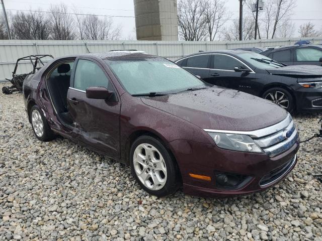 3FAHP0HA8BR231720 - 2011 FORD FUSION SE BURGUNDY photo 4