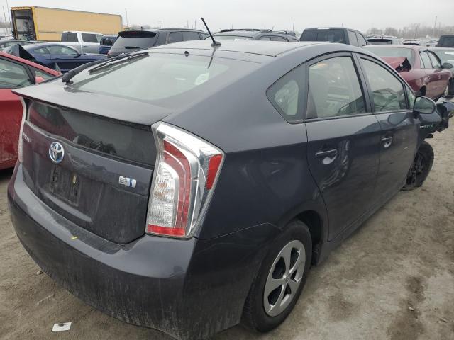 JTDKN3DU6C5518680 - 2012 TOYOTA PRIUS GRAY photo 3