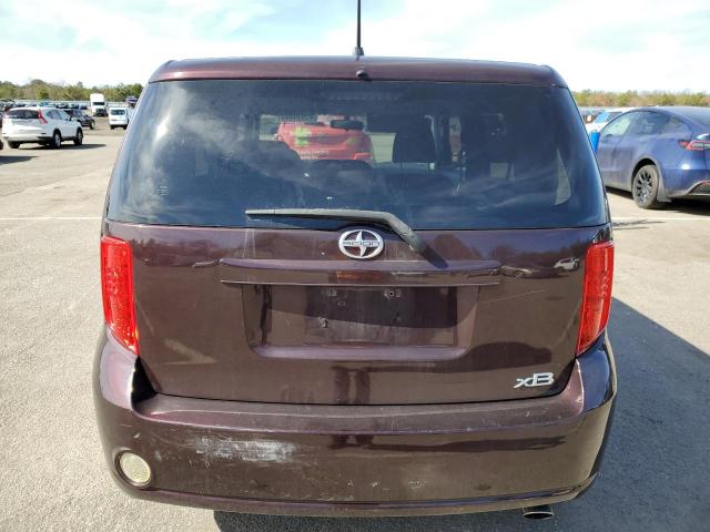 JTLZE4FE2A1115279 - 2010 TOYOTA SCION XB MAROON photo 6