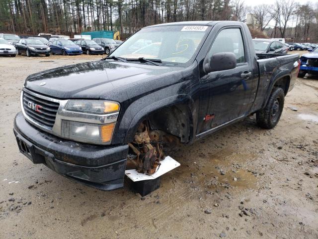 1GTDT149588176613 - 2008 GMC CANYON BLACK photo 1