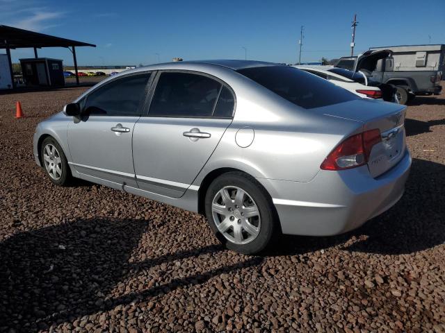 2HGFA1F57BH309240 - 2011 HONDA CIVIC LX SILVER photo 2