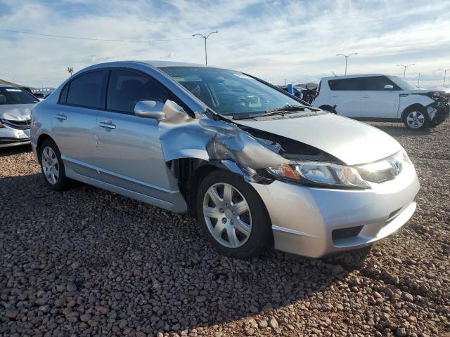 2HGFA1F57BH309240 - 2011 HONDA CIVIC LX SILVER photo 4