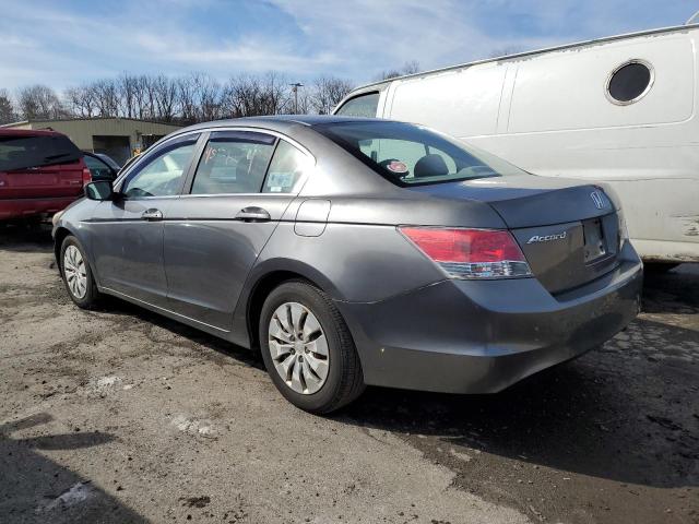 1HGCP26319A157230 - 2009 HONDA ACCORD LX GRAY photo 2