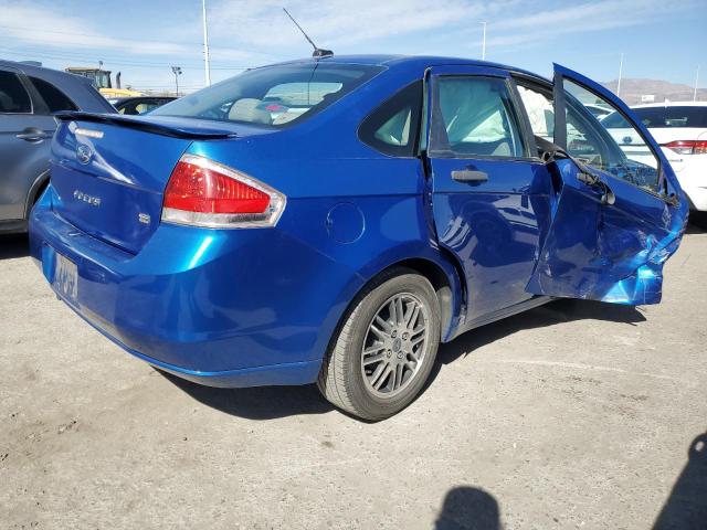 1FAHP3FN3BW203389 - 2011 FORD FOCUS SE BLUE photo 3