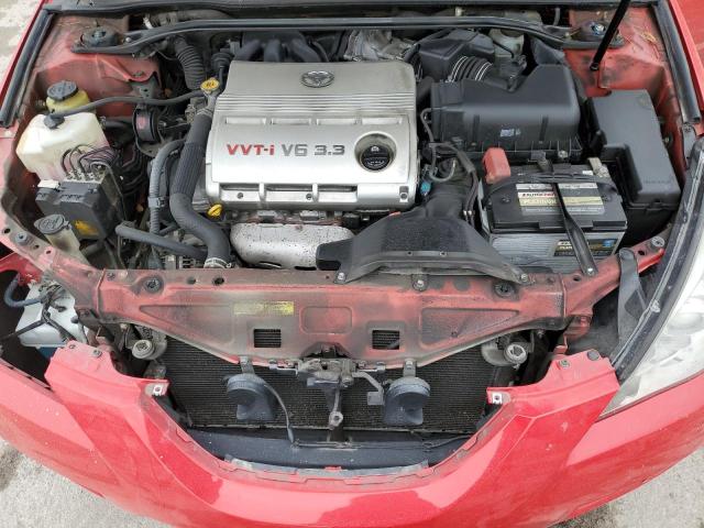 4T1FA38P78U137866 - 2008 TOYOTA CAMRY SOLA SE RED photo 11