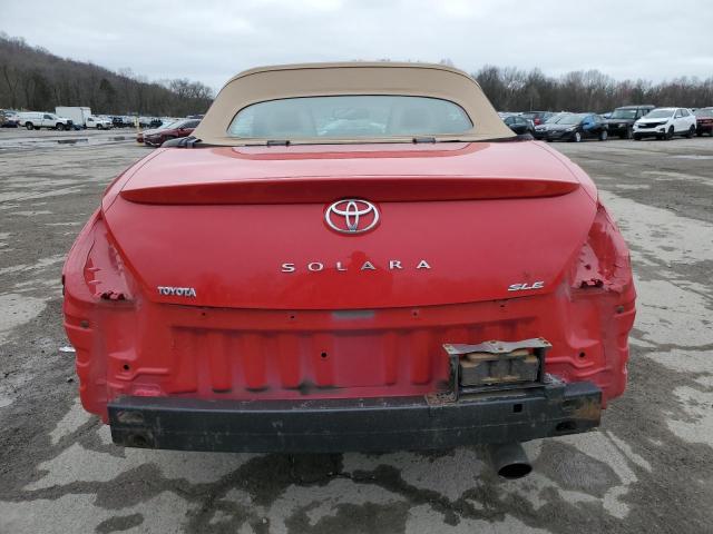 4T1FA38P78U137866 - 2008 TOYOTA CAMRY SOLA SE RED photo 6