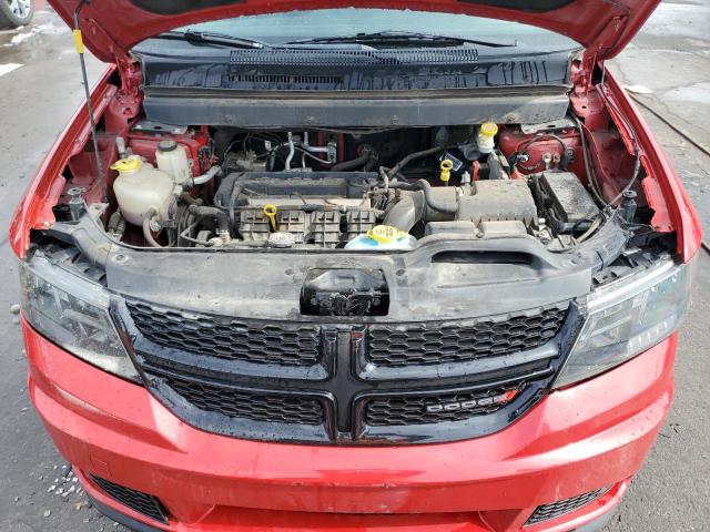 3C4PDCAB6HT573682 - 2017 DODGE JOURNEY SE RED photo 12