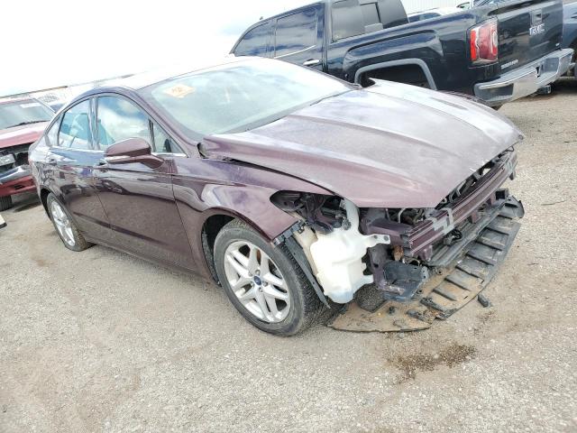 3FA6P0HR1DR349933 - 2013 FORD FUSION SE MAROON photo 4