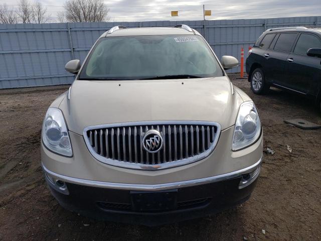 5GAKRBED1BJ353724 - 2011 BUICK ENCLAVE CXL CREAM photo 5
