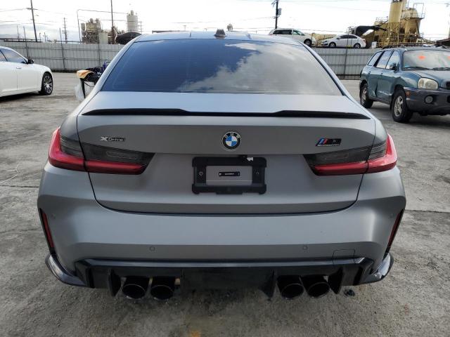 WBS43AY0XRFR61274 - 2024 BMW M3 COMPETITION GRAY photo 6