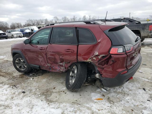 1C4PJMBX6KD311666 - 2019 JEEP CHEROKEE TRAILHAWK RED photo 2