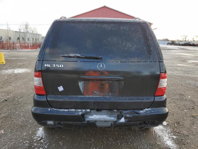 4JGAB57E54A472333 - 2004 MERCEDES-BENZ ML 350 BLACK photo 6