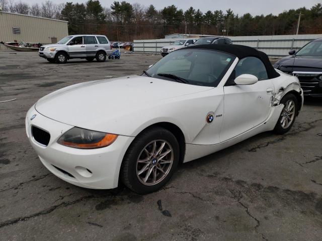 4USBT33463LS45947 - 2003 BMW Z4 2.5 WHITE photo 1