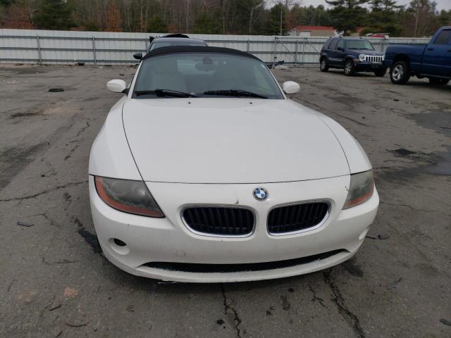 4USBT33463LS45947 - 2003 BMW Z4 2.5 WHITE photo 5