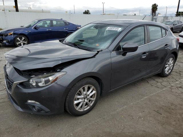 JM1BM1L74G1344348 - 2016 MAZDA 3 TOURING GRAY photo 1