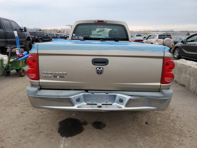 1D7HE42K05S317305 - 2005 DODGE DAKOTA SLT TAN photo 6