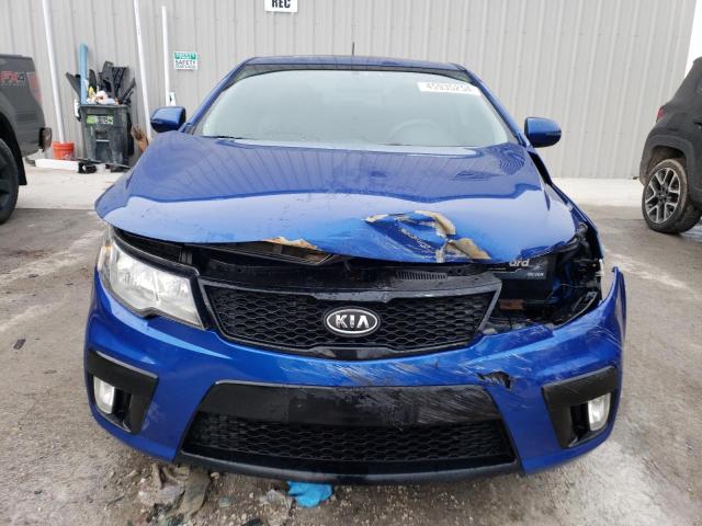 KNAFW6A38C5528376 - 2012 KIA FORTE SX BLUE photo 5