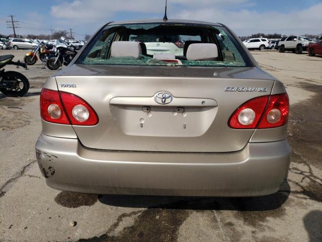 1NXBR30E25Z364802 - 2005 TOYOTA COROLLA CE GOLD photo 6