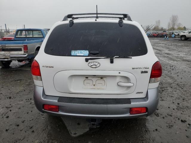 KM8SC73EX5U879602 - 2005 HYUNDAI SANTA FE GLS WHITE photo 6