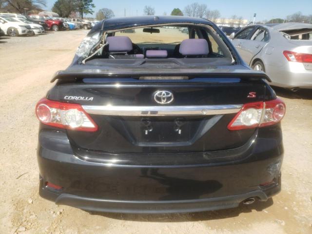 2T1BU4EE3BC724122 - 2011 TOYOTA COROLLA BASE BLACK photo 6