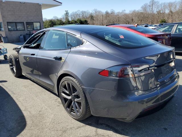 5YJSA1E5XMF436765 - 2021 TESLA MODEL S 灰色 照片 2