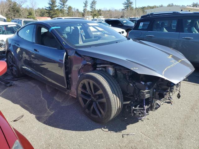 5YJSA1E5XMF436765 - 2021 TESLA MODEL S 灰色 照片 4