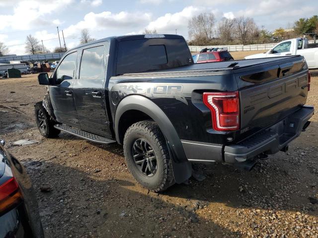 1FTFW1RG6JFD52481 - 2018 FORD F150 RAPTOR BLACK photo 2